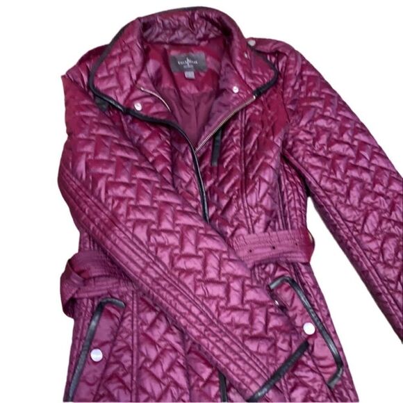 Cole Haan Fuscia Quilted Puffer Jacket Ladies S. This is one FINE jacket/coat! - Picture 1 of 13